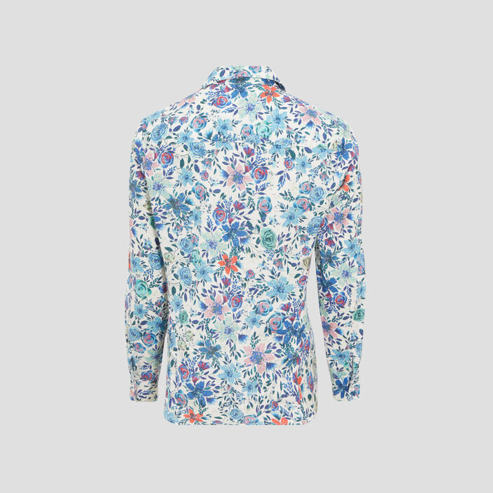 Chemise manches longues ecru femme