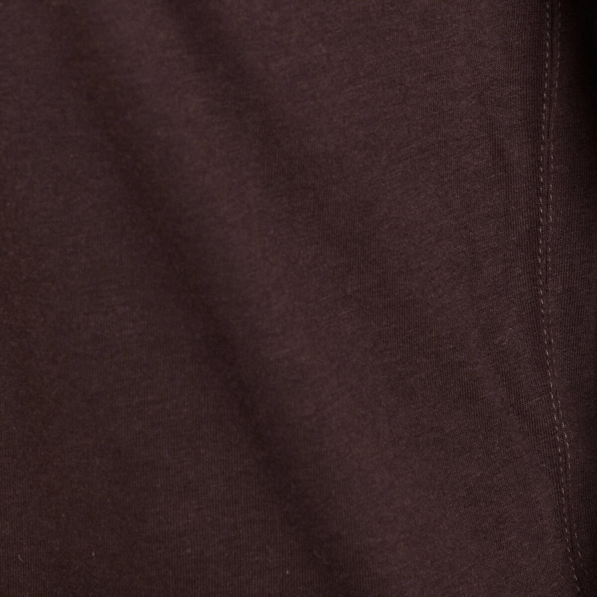 T-shirt manches courtes marron foncé femme