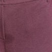 Jean large 7/8&egrave;me bordeaux femme