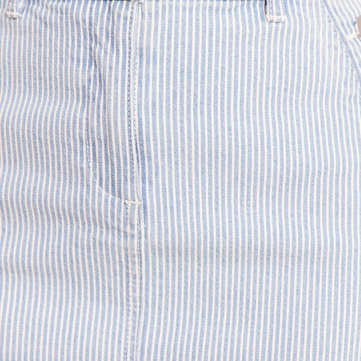 Jupe taille haute bleu femme
