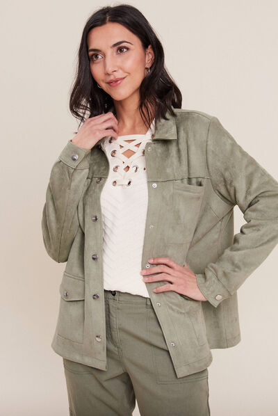 Chemises Femme 5616-KAKI ESTEE BROWN | Efashion Paris sur eFashion