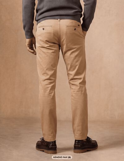 Pantalon Magique Monsieur le Leger chino beige femme
