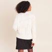 Pull col montant doux beige femme