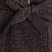 Robe &agrave; paillettes avec ceinture int&eacute;gr&eacute;e noir femme