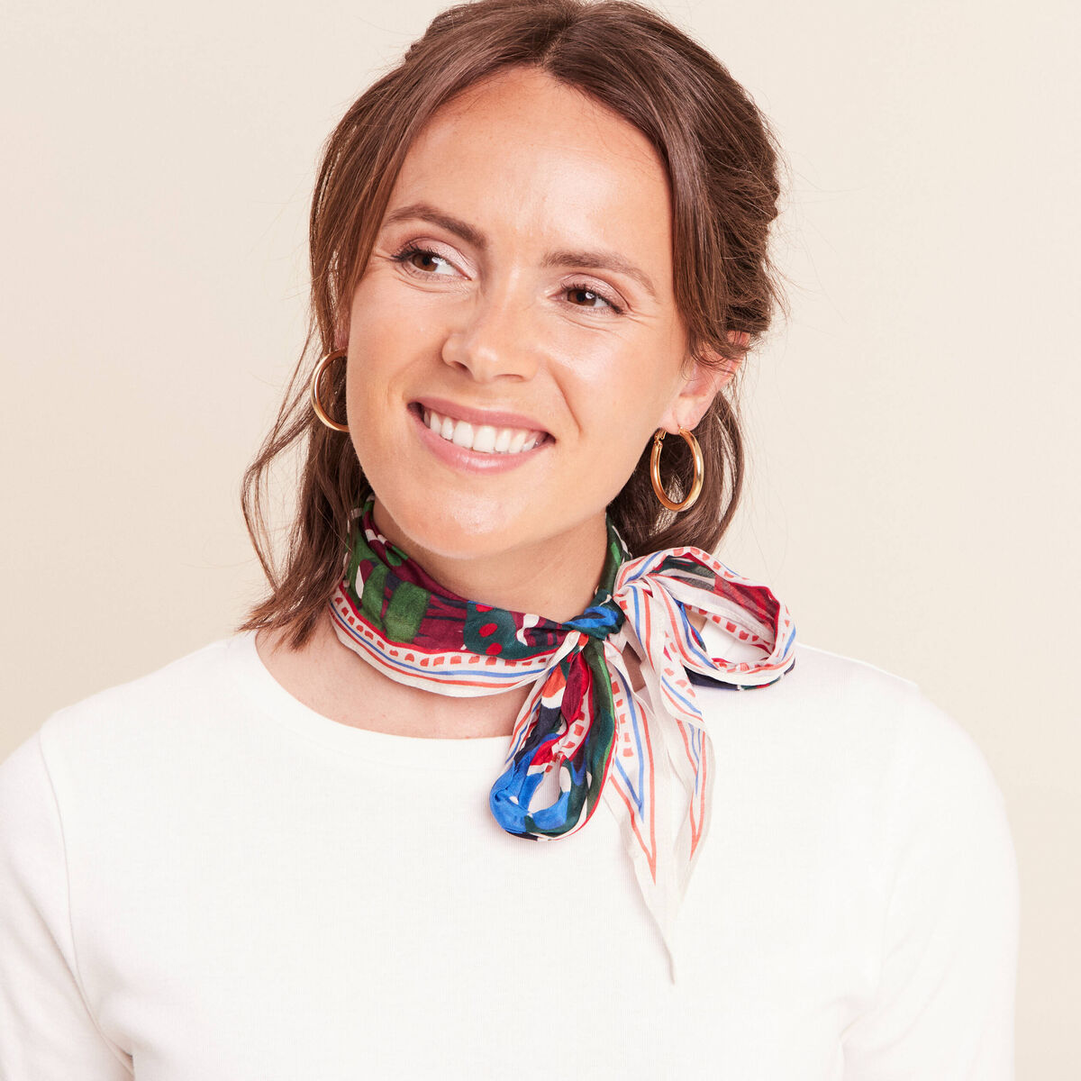 Foulard multicolore femme