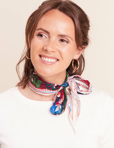 Foulard multicolore femme