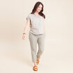 Chemise sans manches vert kaki femme