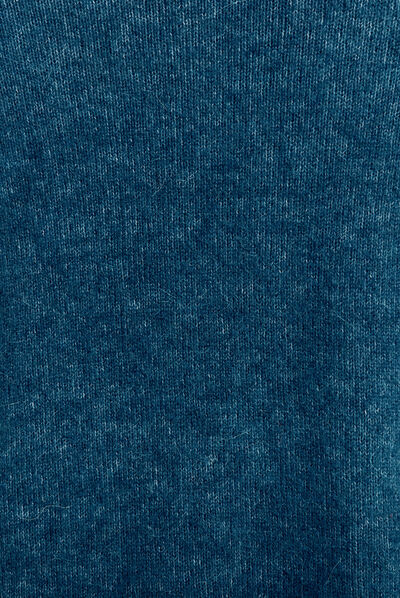 Gilet manches 3/4 bleu pétrole femme