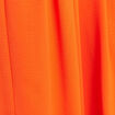 Pantalon jupe-culotte large orange corail femme