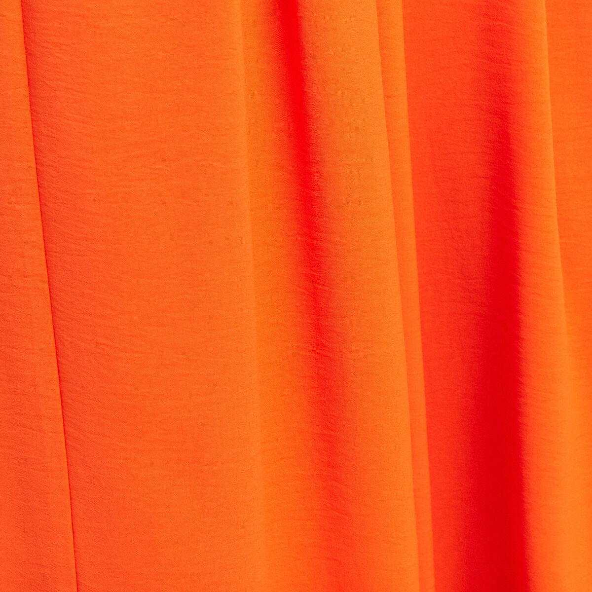 Pantalon jupe-culotte large orange corail femme