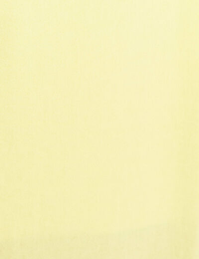 Pantalon jupe-culotte large jaune clair femme