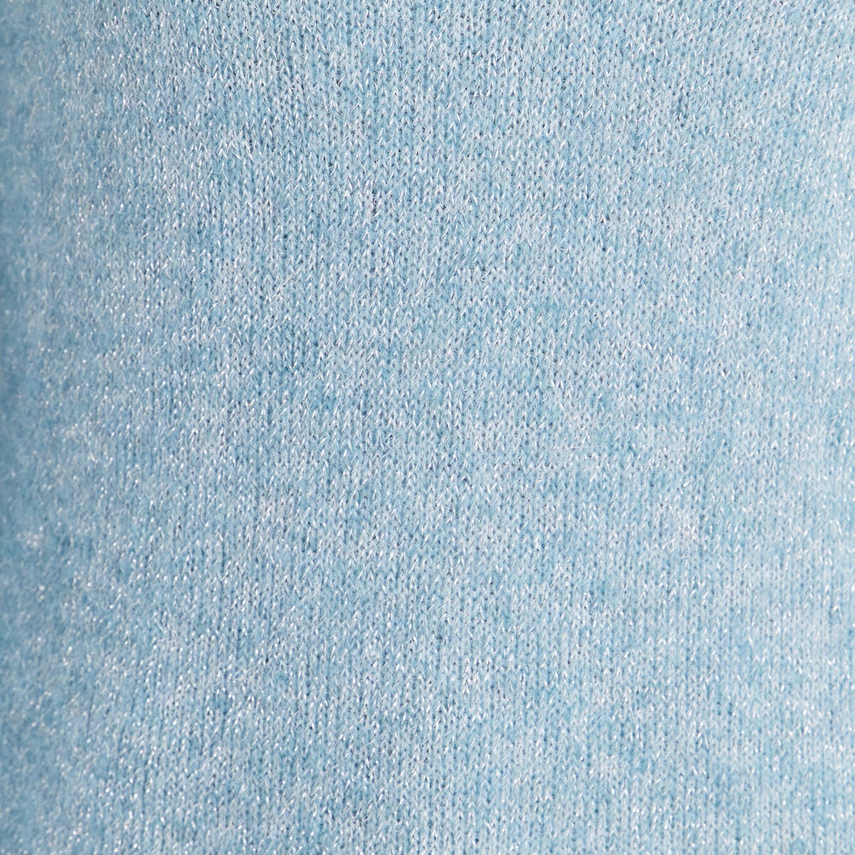 Pull col v bleu p&eacute;trole femme