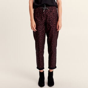 pantalon decontracte prune femme Pantalon décontracté prune femme