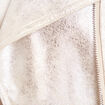 Veste droite zippée couleur argent femme