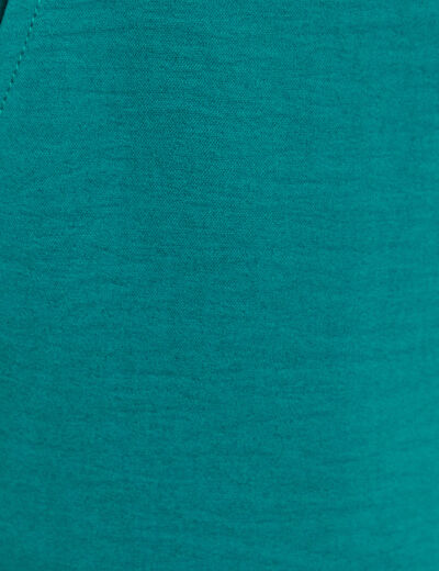 Pantalon flou cargo 7/8ème vert femme