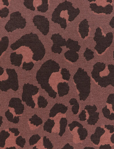 T-shirt en coton biologique marron femme