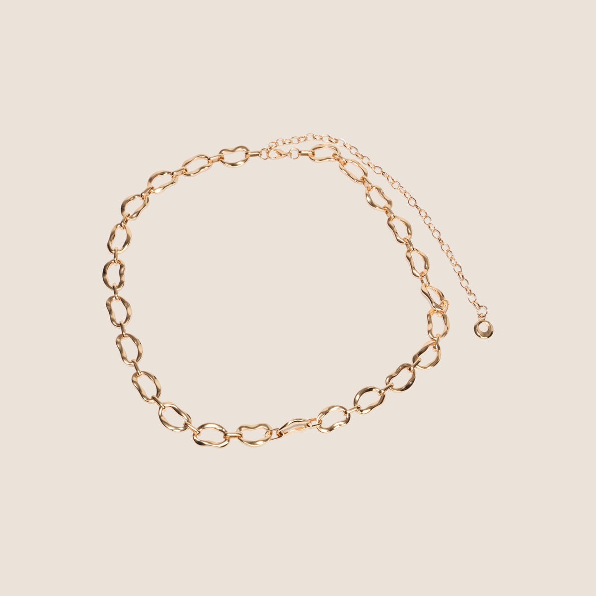 Ceinture fine couleur or femme