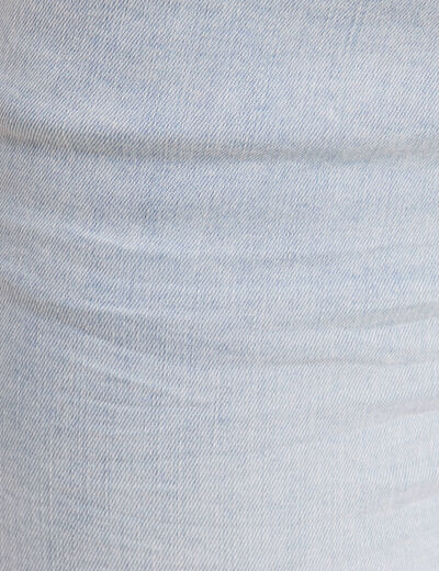 Bermuda ajusté en jean denim double stone femme