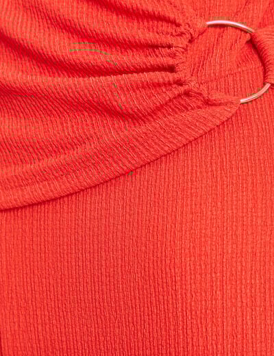 Combinaison pantalon rouge femme