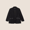Veste esprit tailleur noir femme