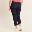 Jean coupe droite 7/8&egrave;me denim brut femme