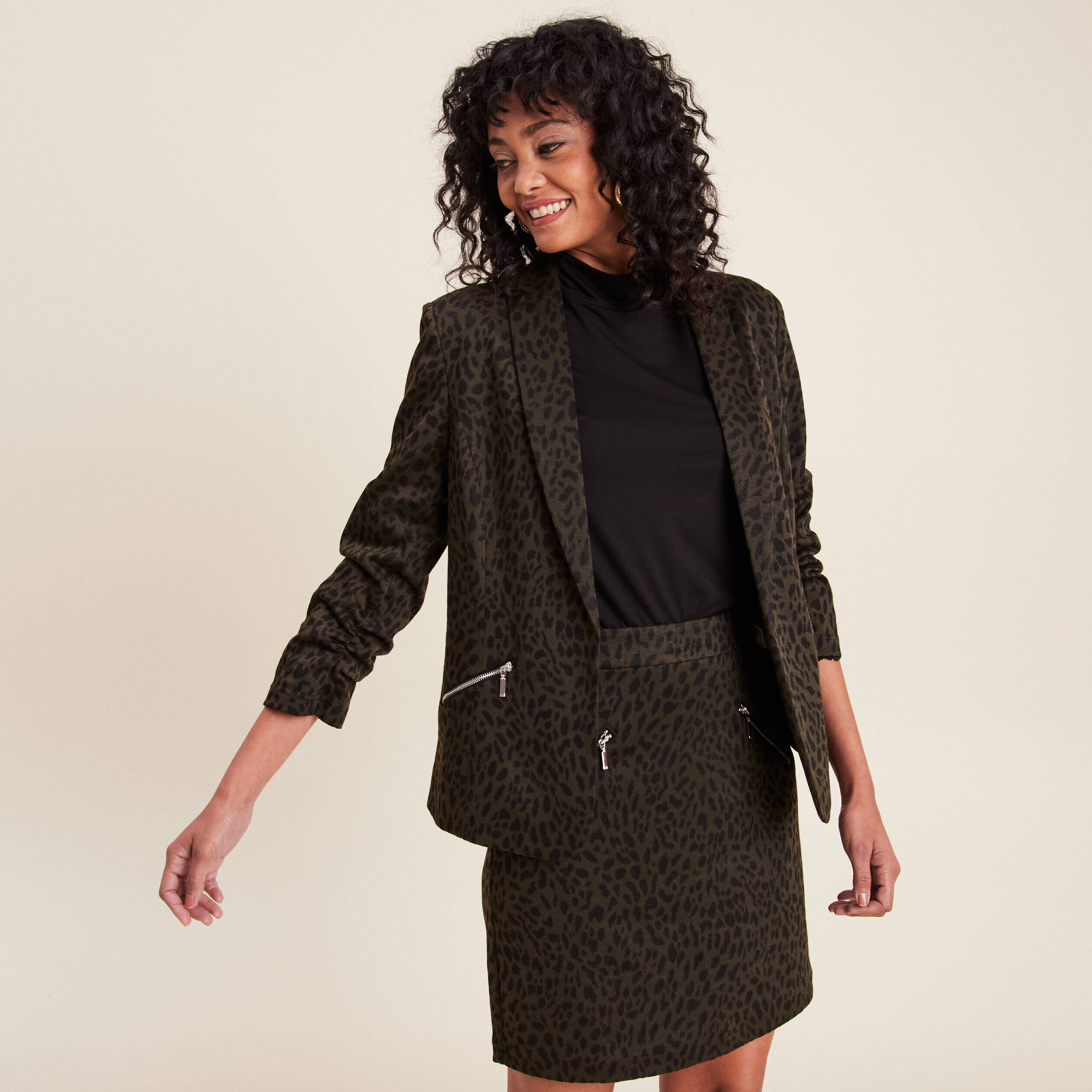 Veste tailleur longue femme clearance