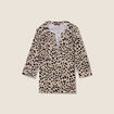 T-shirt manches 3/4 sable femme