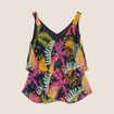 Débardeur ample sans manches multicolore femme