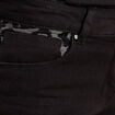 Pantalon ajust&eacute; taille bascul&eacute;e noir femme