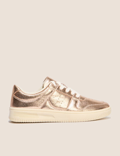 Baskets rose clair femme