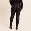 Pantalon magique Le L&eacute;ger enduit noir femme