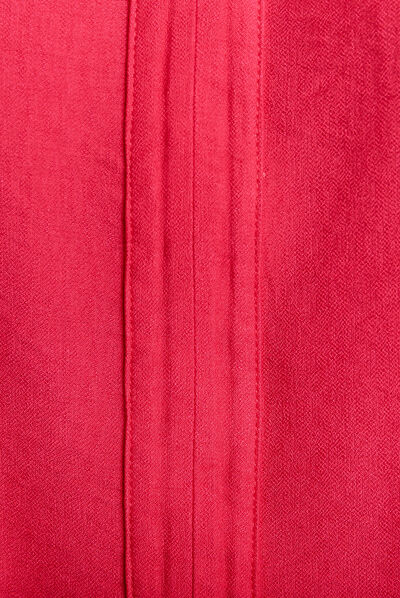 Blouse sans manches rose fushia femme