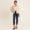 Débardeur thermo-douceur bretelles fines beige femme