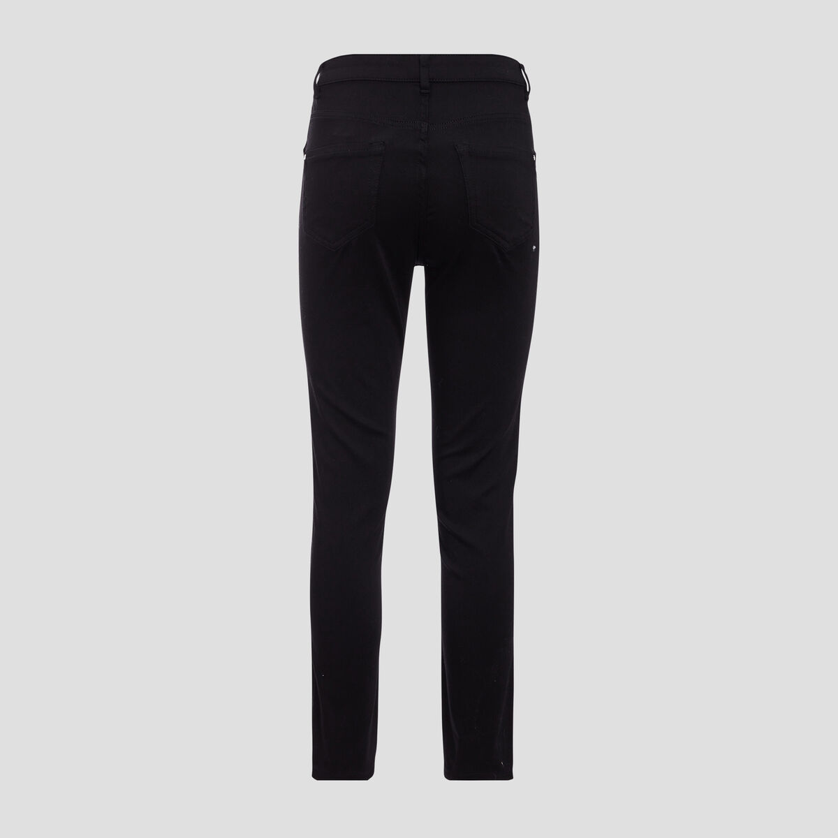 Pantalon ajusté réversible noir femme