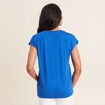 T-shirt manches courtes bleu electrique femme