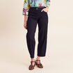 Pantalon magique Le L&eacute;ger coupe barrel denim brut femme