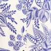 Chemise fluide manches courtes bleu femme