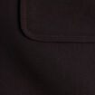 veste cintr&eacute;e doubl&eacute;e avec capuche noir femme