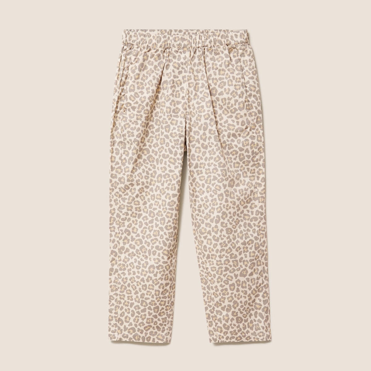 Pantalon mom blanc femme