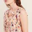 Blouse sans manches blanc femme