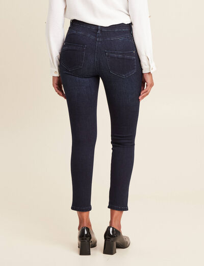 Jean ajusté 7/8ème denim brut femme