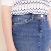 Jupe magique l'unique denim double stone femme