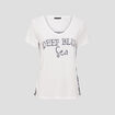 T-shirt manches courtes ecru femme