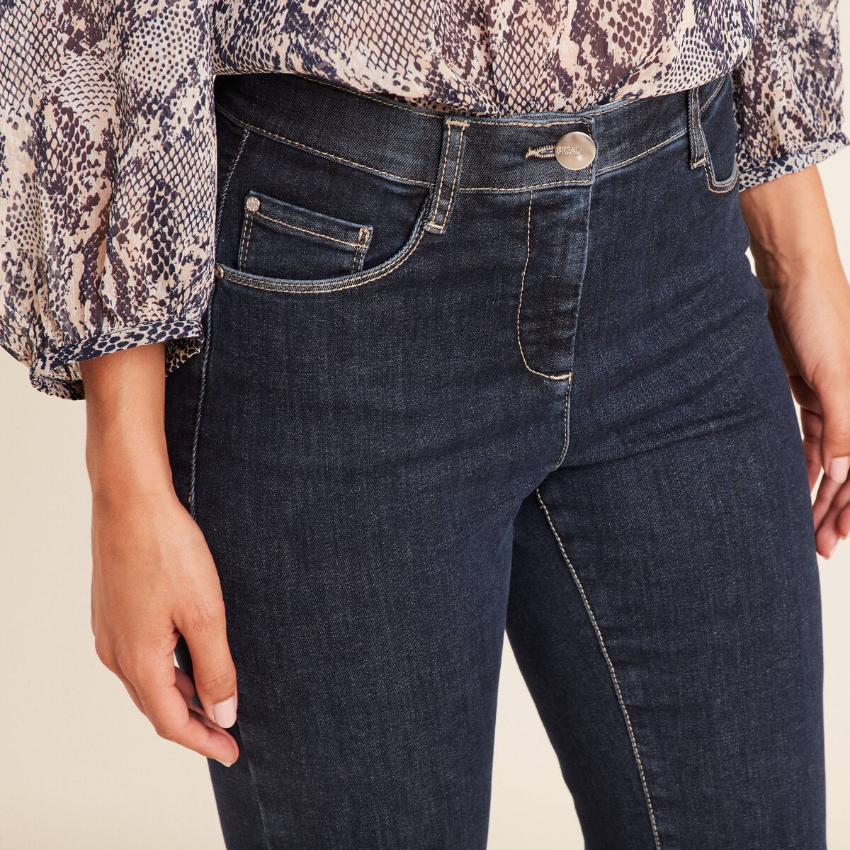 Jean Femme Rock & Republic Taille 28 – Coupe Bootcut, Denim Délavé Foncé, Très Bon état