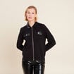 Gilet zippé manches longues noir femme