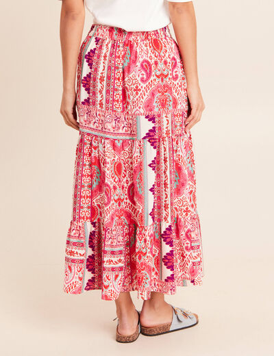 Jupe taille standard rose femme