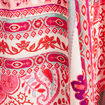 Blouse ample sans manches col v rose femme