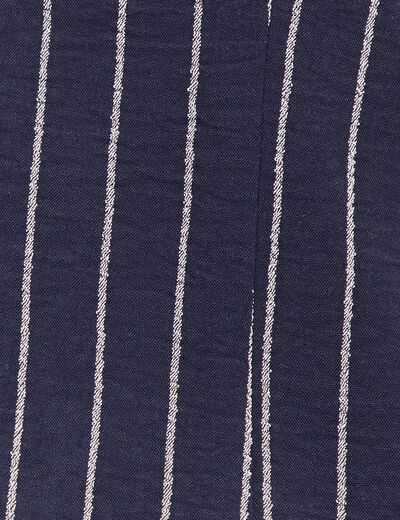 Gilet ajusté sans manches bleu foncé femme