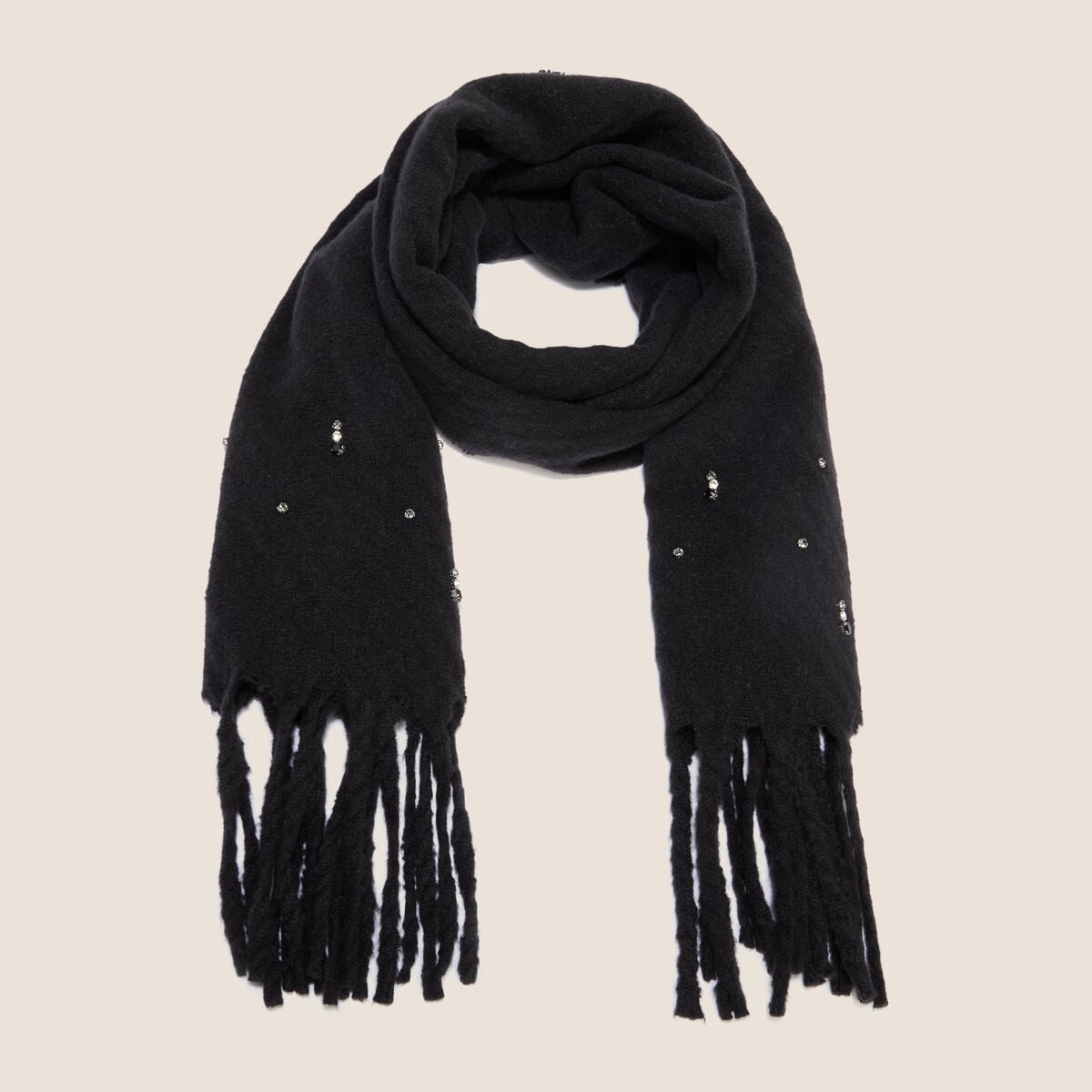 &Eacute;charpe noir femme