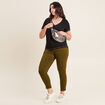 T-shirt manches courtes noir femme